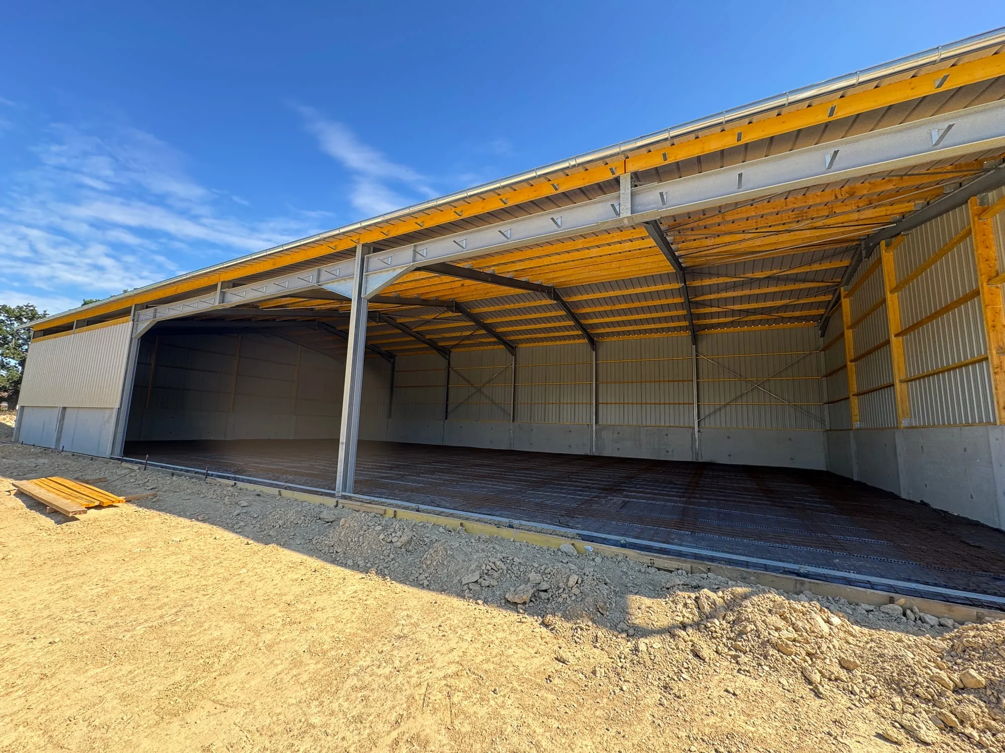 Dallage béton industriel en Normandie — réalisation MPSB 5