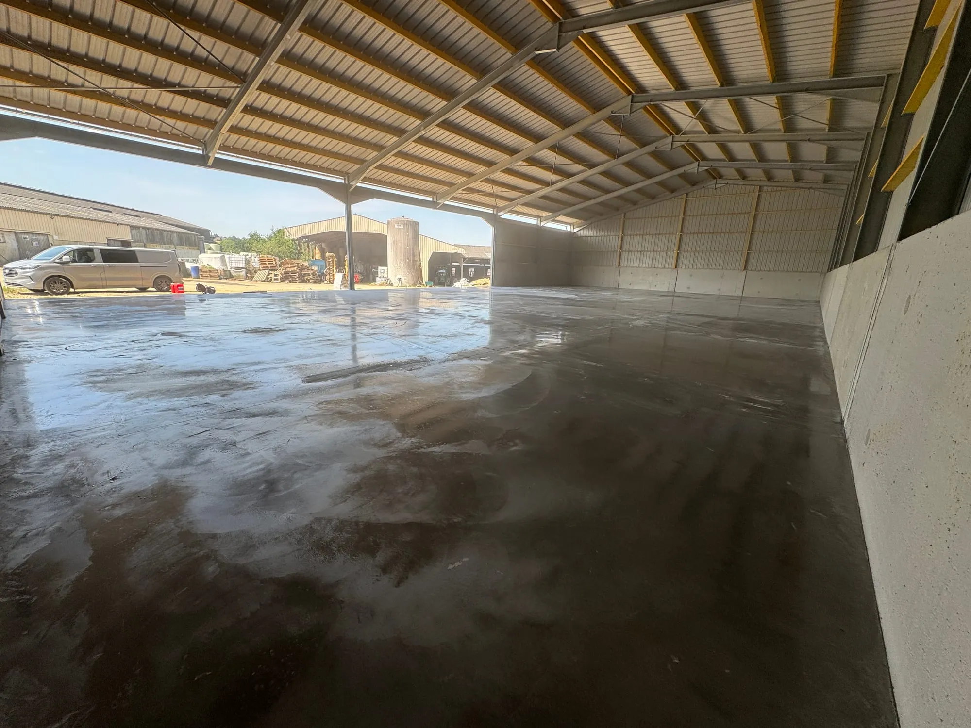 Dallage béton industriel en Normandie — réalisation MPSB 6