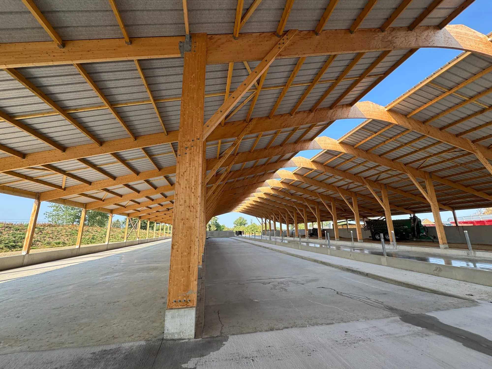 Dallage béton agricole en Normandie — réalisation MPSB 3