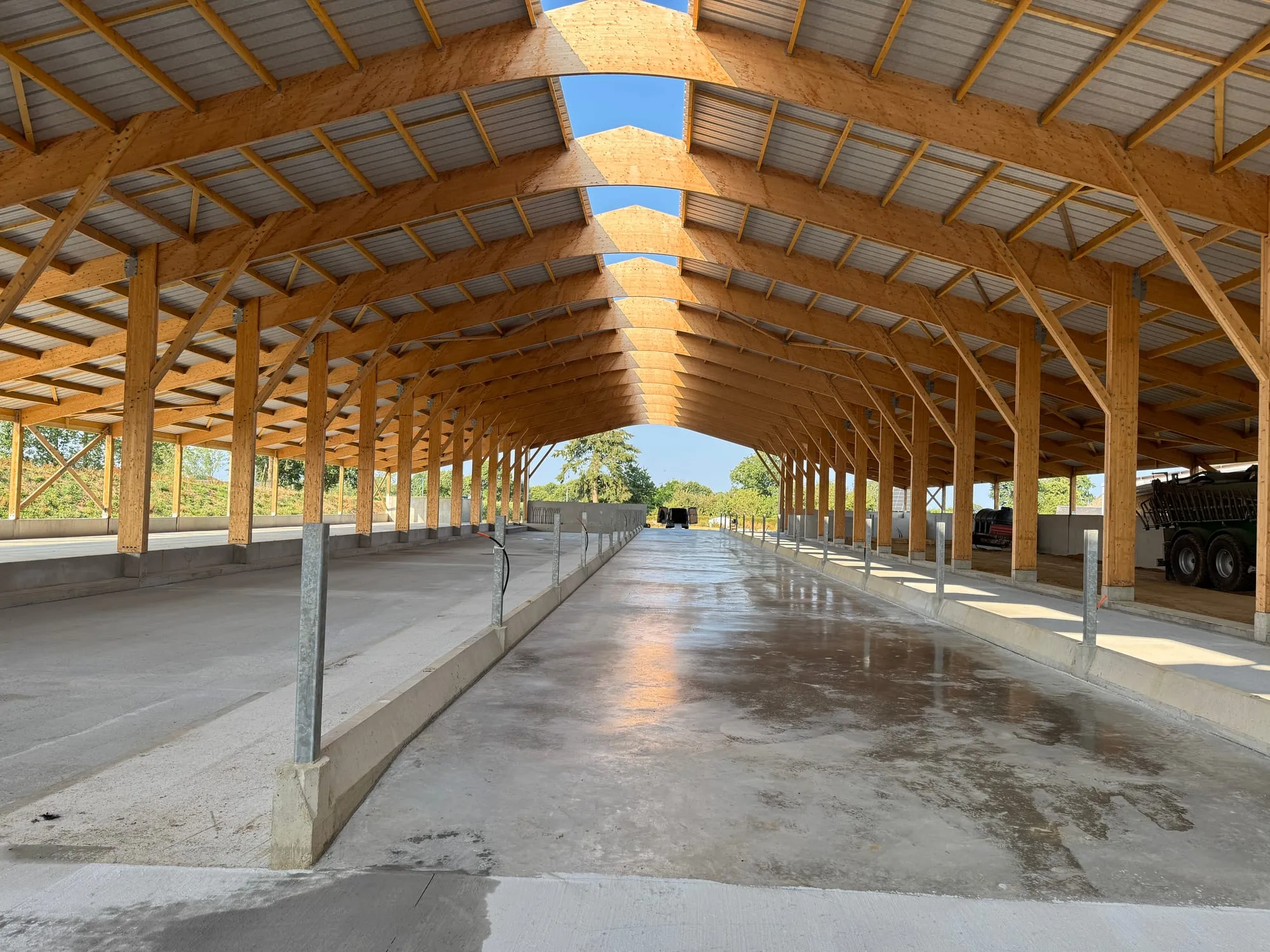 Dallage béton agricole en Normandie — réalisation MPSB 4